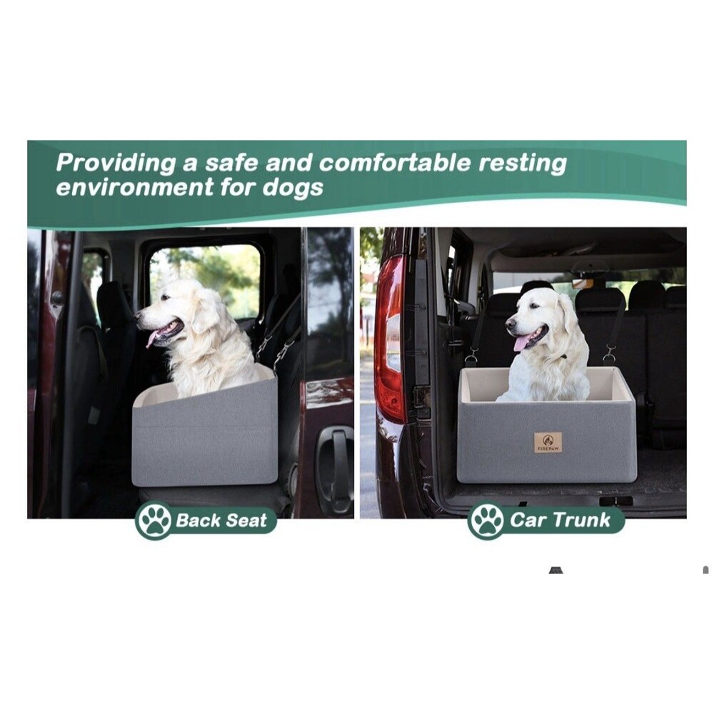 PAWBOSE Dog Car Seat for Large Dogs, Dog Booster Seat Under 55Lb, Washable NEW - Picture 11 of 16